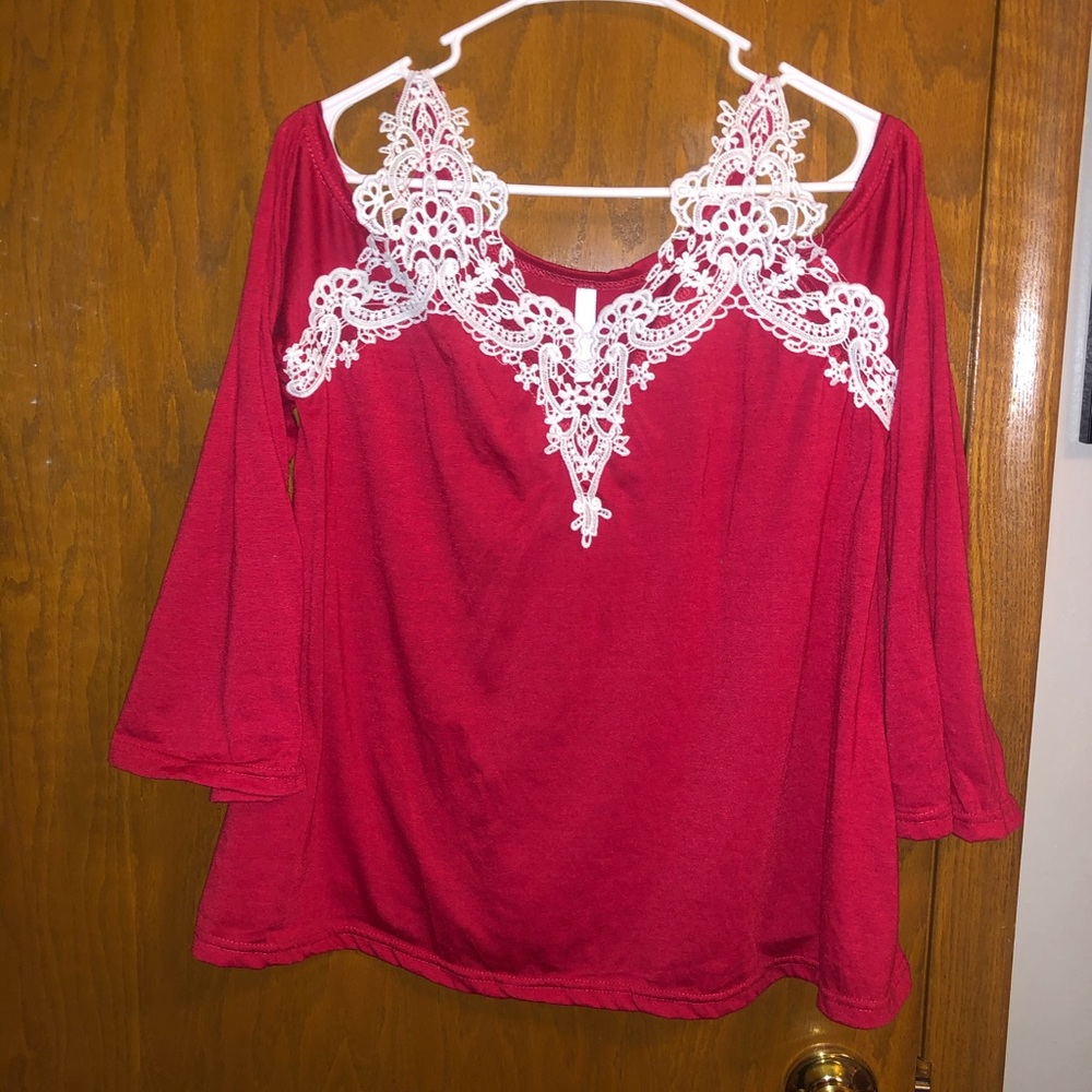 Off the shoulder blouse